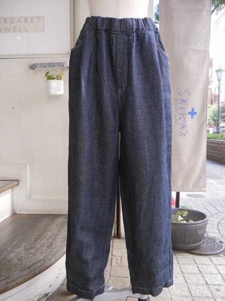 11OZ　リネンデニムバレルパンツ　1540327　