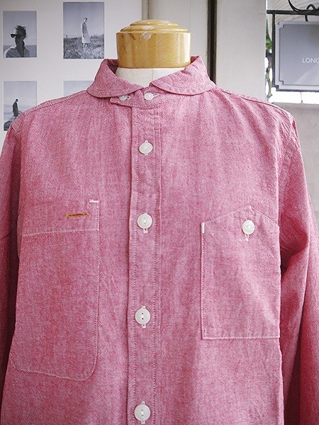 ダンガリーかぼちゃポケシャツ　7254T-004